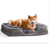 Orthopedic memory foam pet bed for small dogs and cats