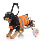 Pet dog wheelchair scooter for mobility support