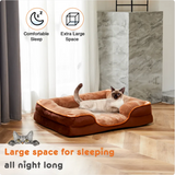 Orthopedic memory foam pet bed for small dogs and cats