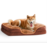 Orthopedic memory foam pet bed for small dogs and cats