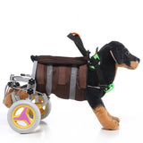 Pet dog wheelchair scooter for mobility support