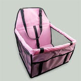 Pet car seat carrier with thick cushion for cats and dogs